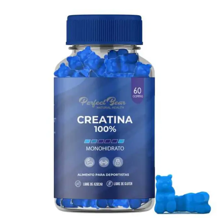 Creatina 100 % Monohidrato 60  Gomitas. Perfect Bear 1