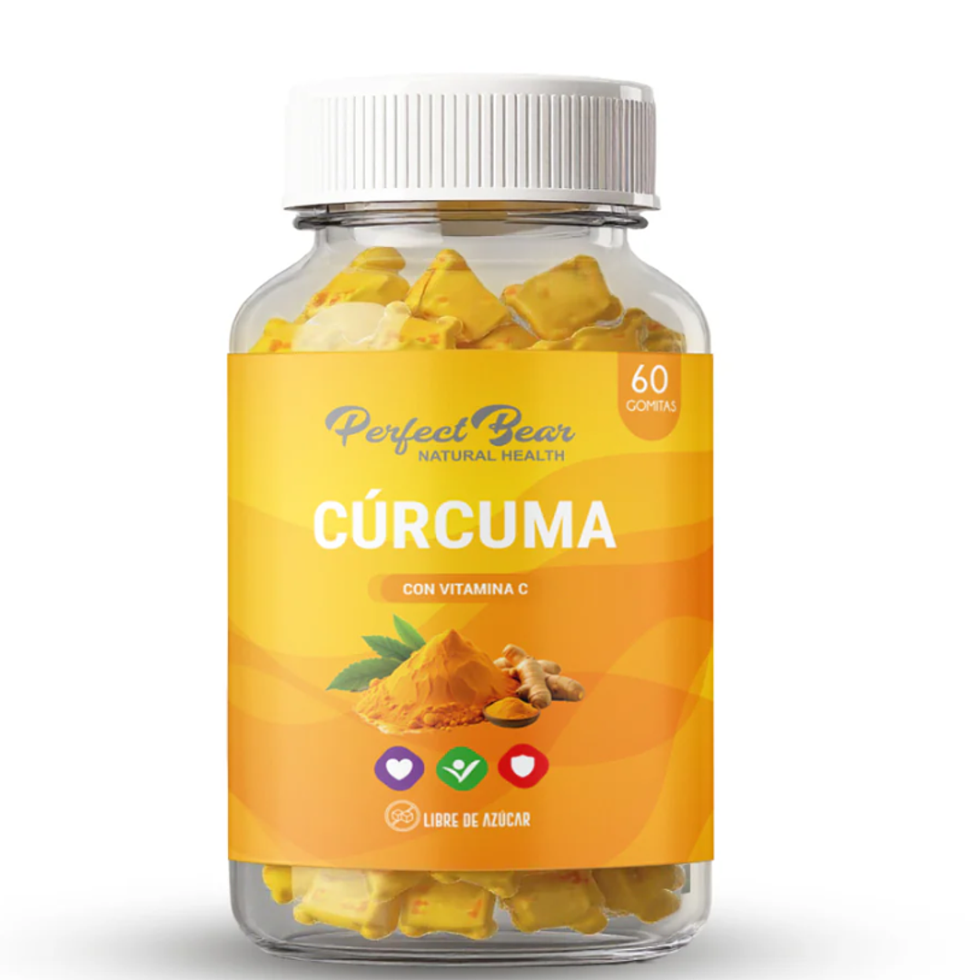 Cúrcuma con vitamina C 60 Gomitas. Perfect Bear 1