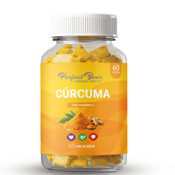 Cúrcuma con vitamina C 60 Gomitas. Perfect Bear 1