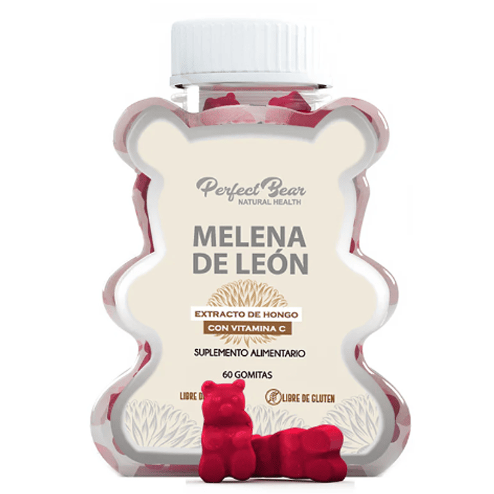 Melena de león 60 Gomitas. Perfect Bear 1