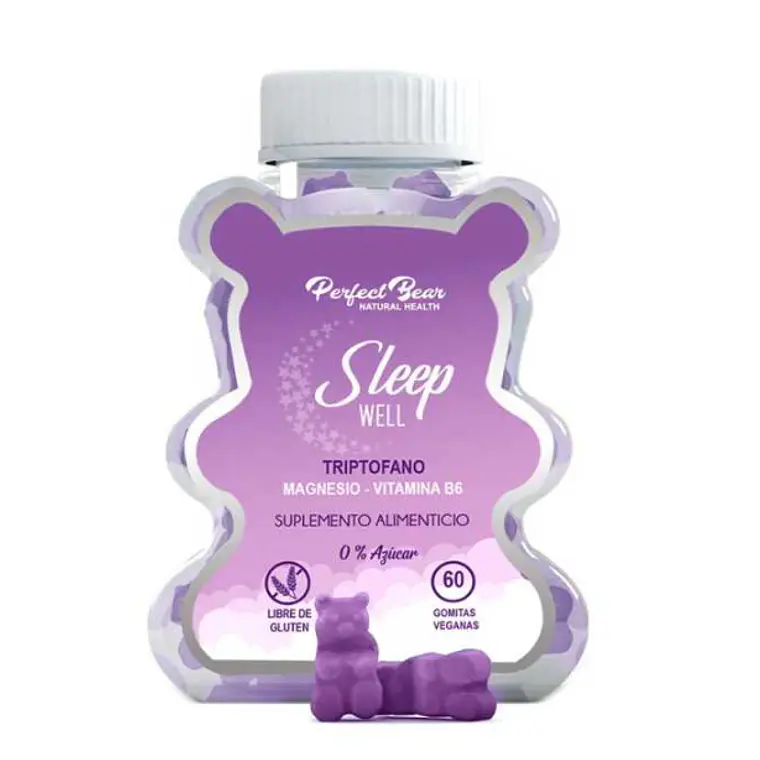 Sleep Well Triptofano 60 Gomitas. Perfect Bear 1