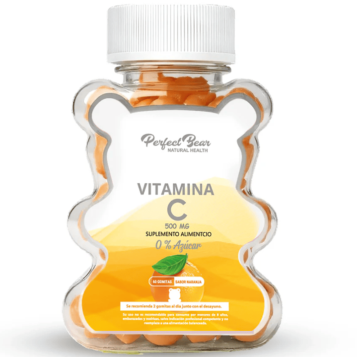 Vitamina C 500 mg 60 Gomitas. Perfect Bear 1