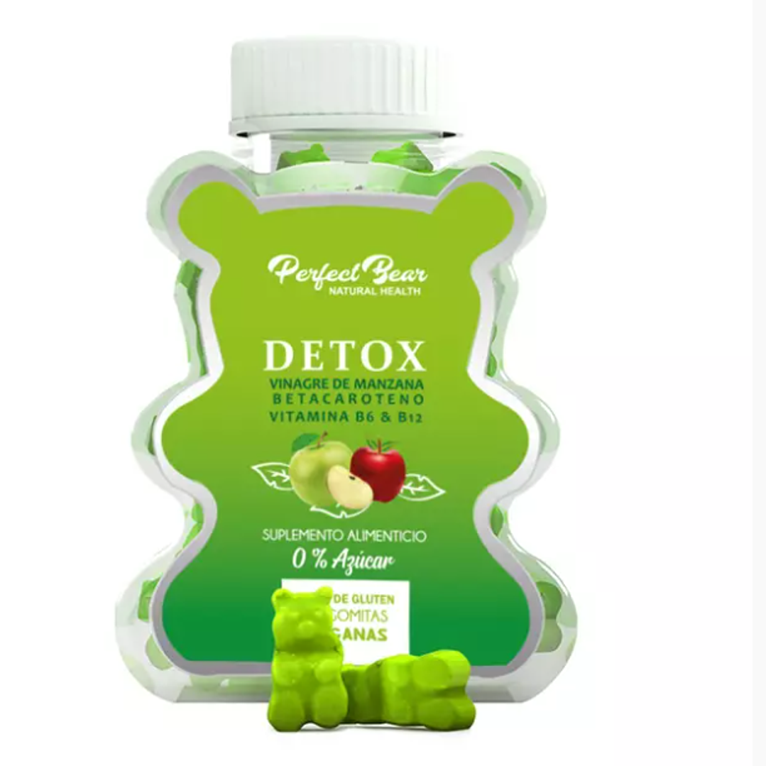 Detox Vinagre de manzana 60 Gomitas. Perfect Bear 1