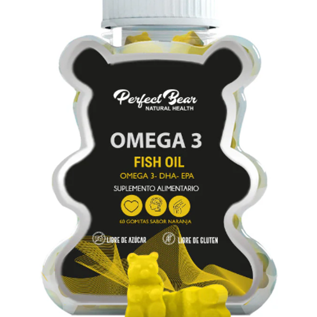 Omega 3 Fish Oil 60 Gomitas. Perfect Bear 1