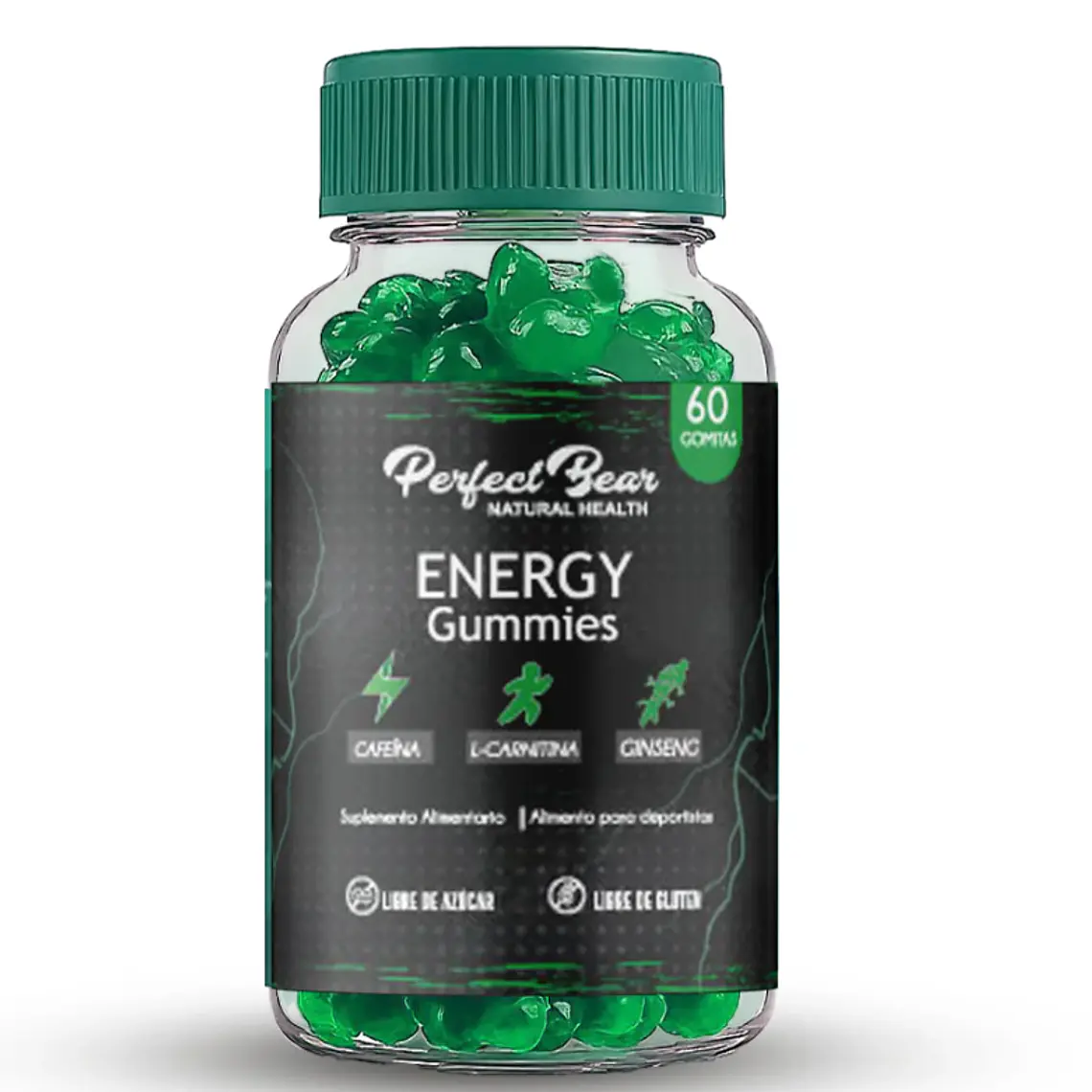 Energy Gummies 60 Unidades. Perfect Bear 1