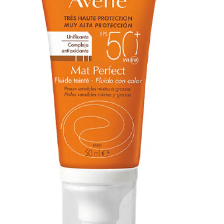 Protector solar Mat perfect fluído Color SPF 50+ 50 ml. Avene 1