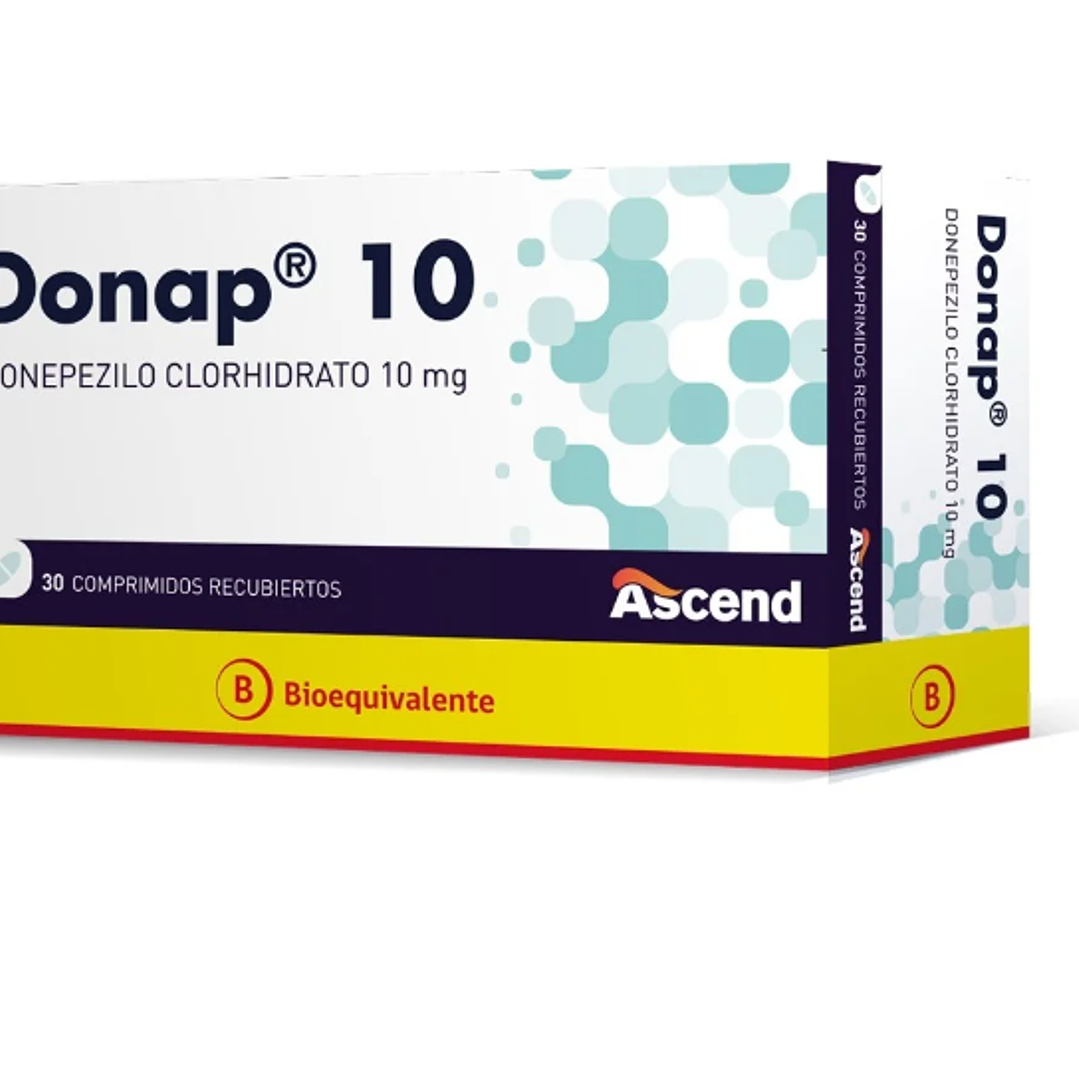 Donap 10 (B) Donepezilo 10 mg 30 Comprimidos recubiertos. 1
