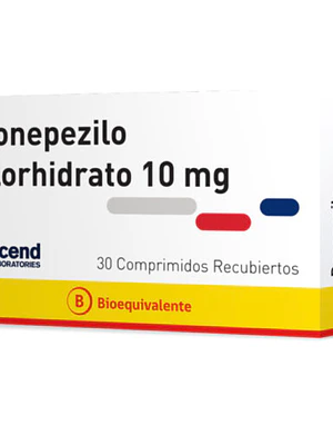 Donepezilo Clorhidrato (B) 10 mg 30 Comprimidos recubiertos. 