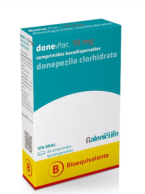 Donevitae (B) Donepezilo 10 mg 28 Comprimidos bucodispersables.