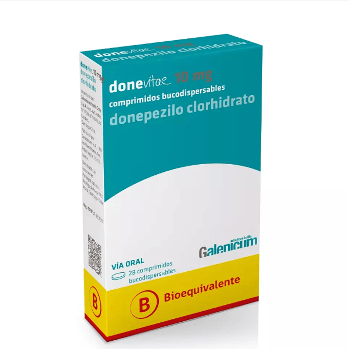 Donevitae (B) Donepezilo 10 mg 28 Comprimidos bucodispersables. 1