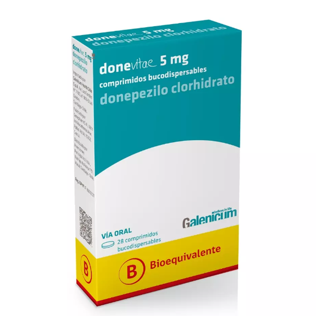 Donevitae (B) Donepezilo 5 mg 28 Comprimidos bucodispersables. 1