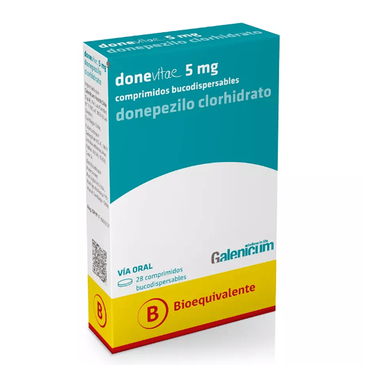 Donevitae (B) Donepezilo 5 mg 28 Comprimidos bucodispersables. 1