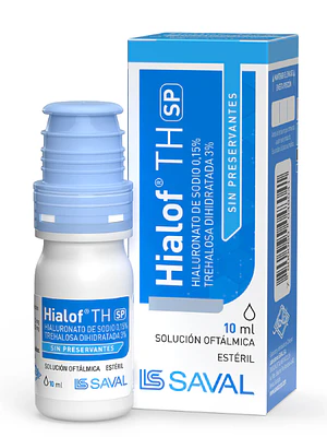 Hialof TH SP Hialuronato, Trehalosa Solución oftálmica 10 ml.