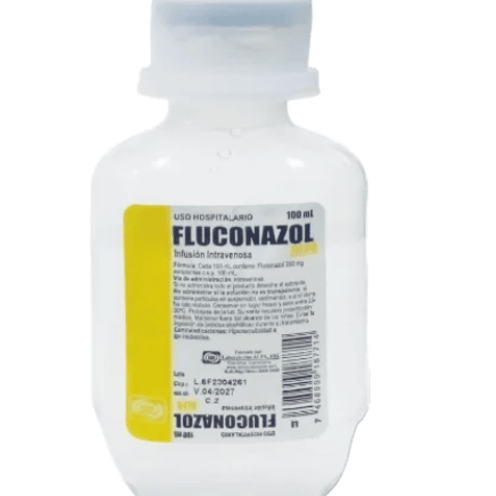 Fluconazol 200 mg Solución inyectable 100 ml 1 vial. Sanderson 1