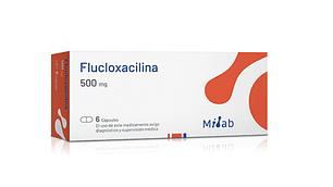 Flucloxacilina 500 mg 12 Cápsulas. Mintlab