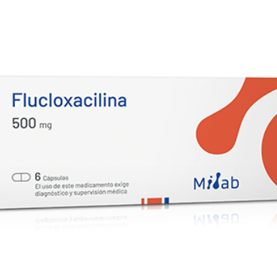 Flucloxacilina 500 mg 12 Cápsulas. Mintlab 1