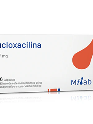 Flucloxacilina 500 mg 12 Cápsulas. Mintlab