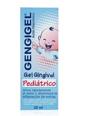 Gengigel Ácido hialurónico Gel gingival pediátrico 20 ml.