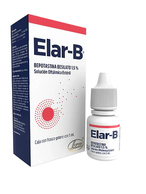Elar-B Bepotastina Besilato Solución oftálmica 5 ml.