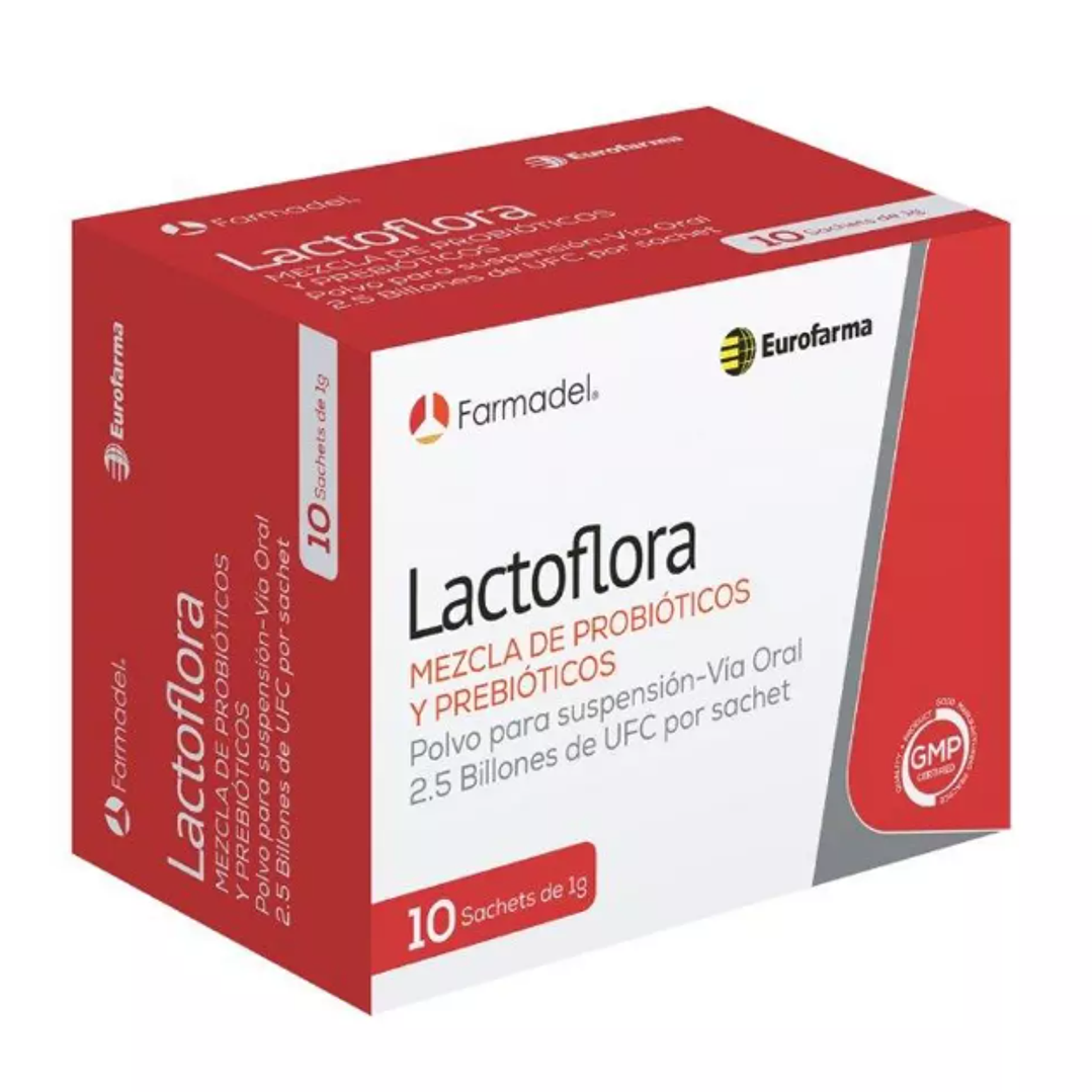 Lactoflora Probióticos y preprobióticos 10 Sobres. 1