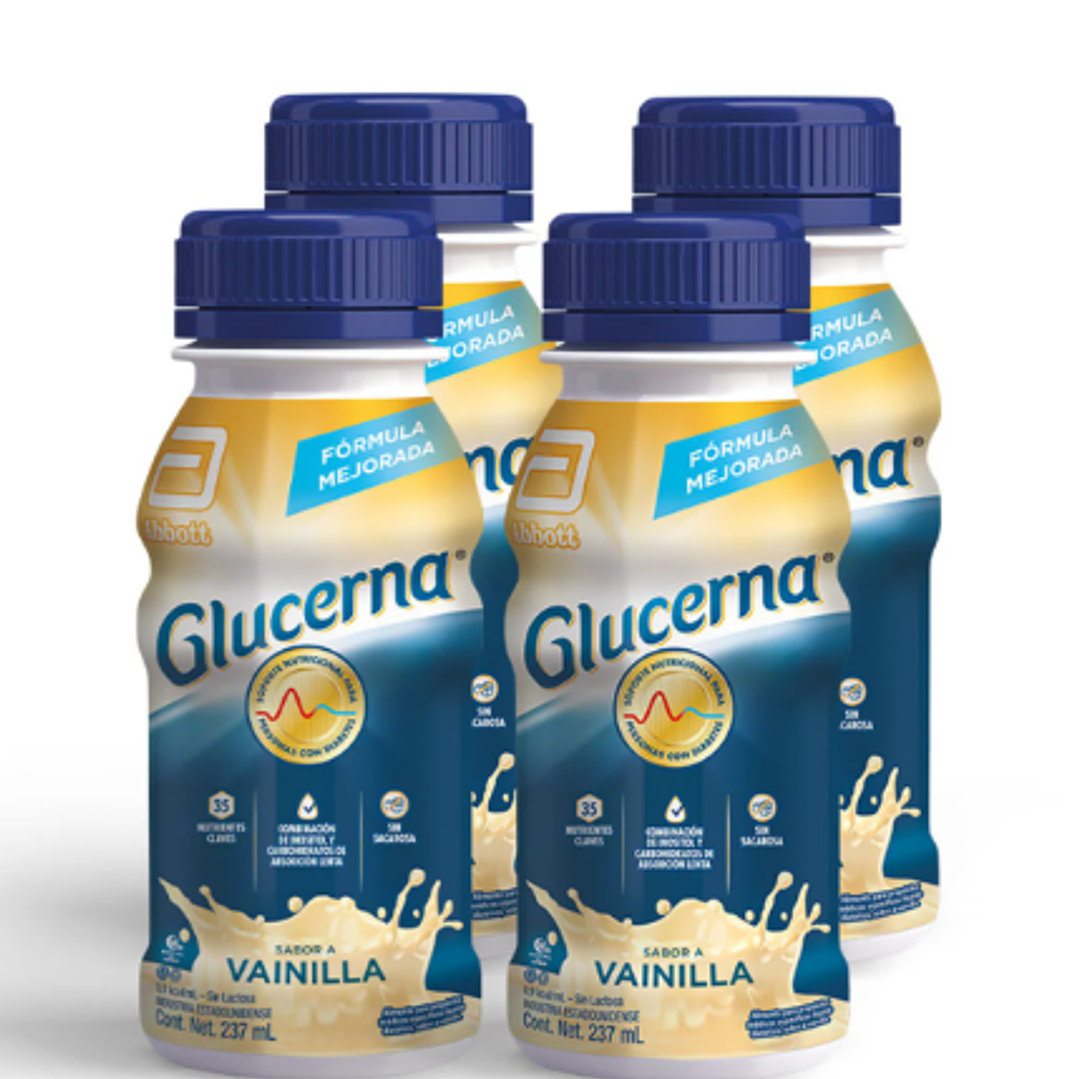 Glucerna Shake vainilla 237 ml pack 4 unidades. 1