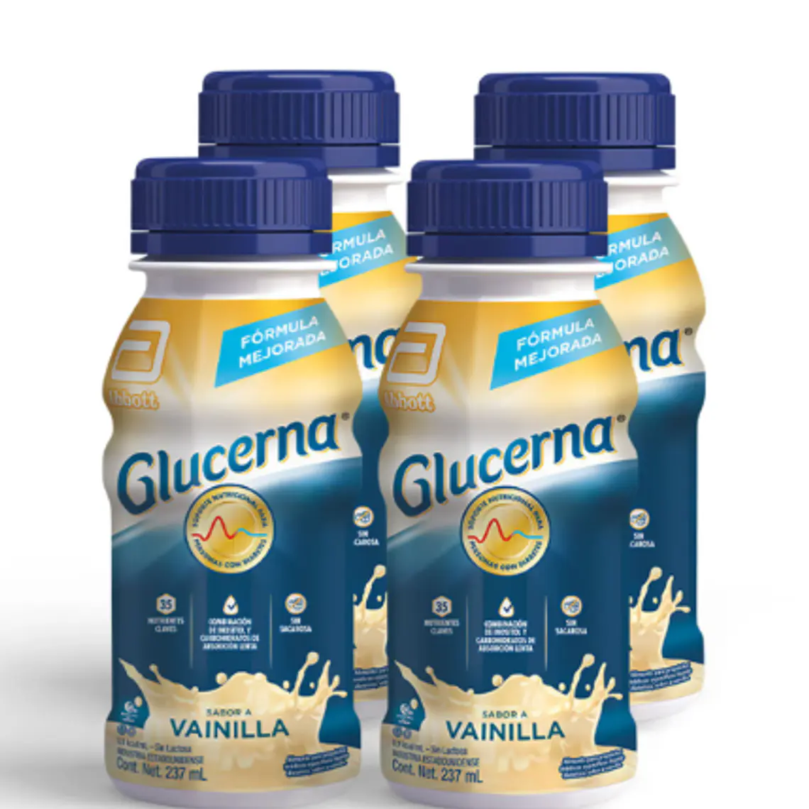Glucerna Vainilla 4 Unidades 237  ml. 1