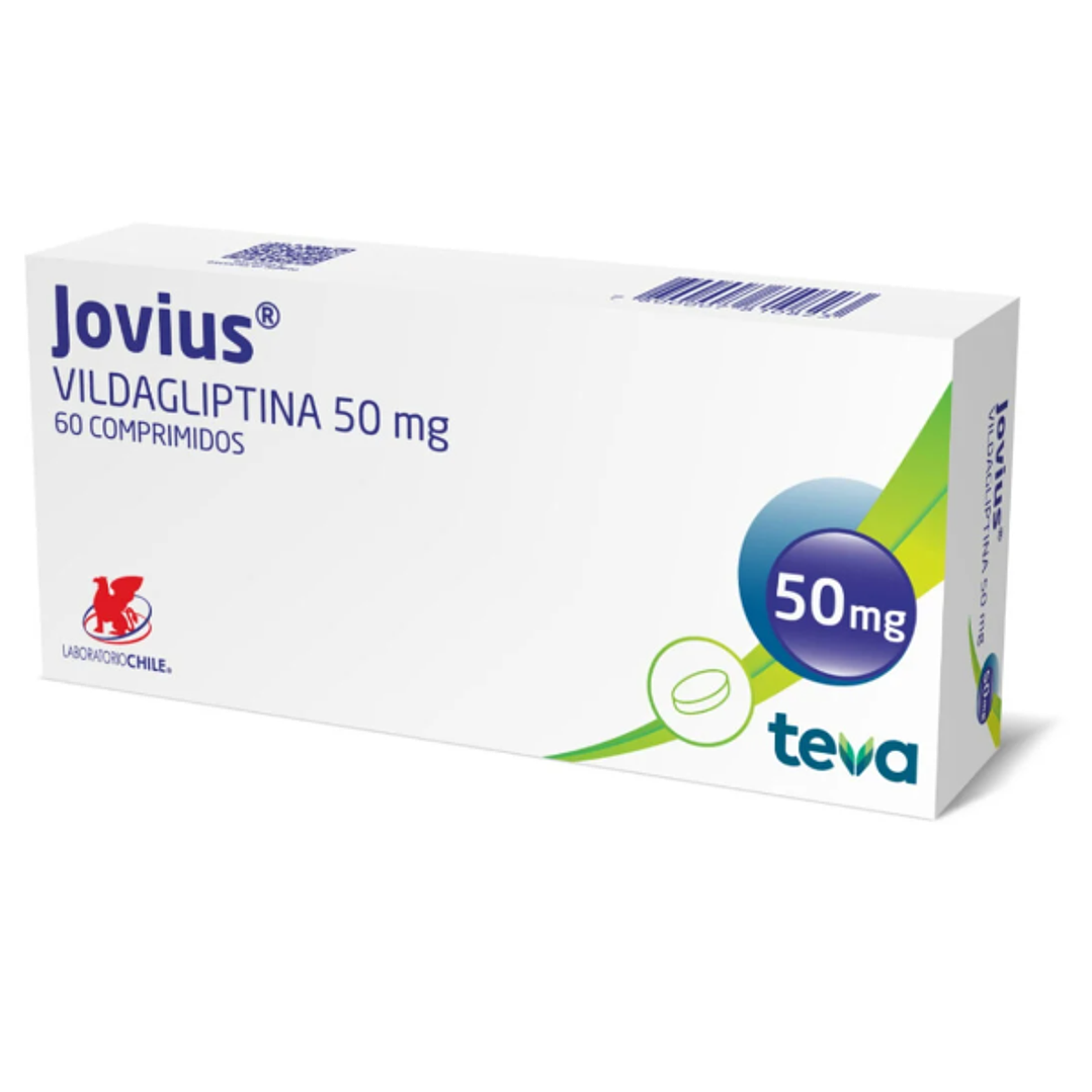 Jovius Vildagliptina 50 mg 60 Comprimidos. 1