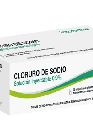 Cloruro de Sodio Sol Iny 0,9% por 5  ml por 50 Vitafarma
