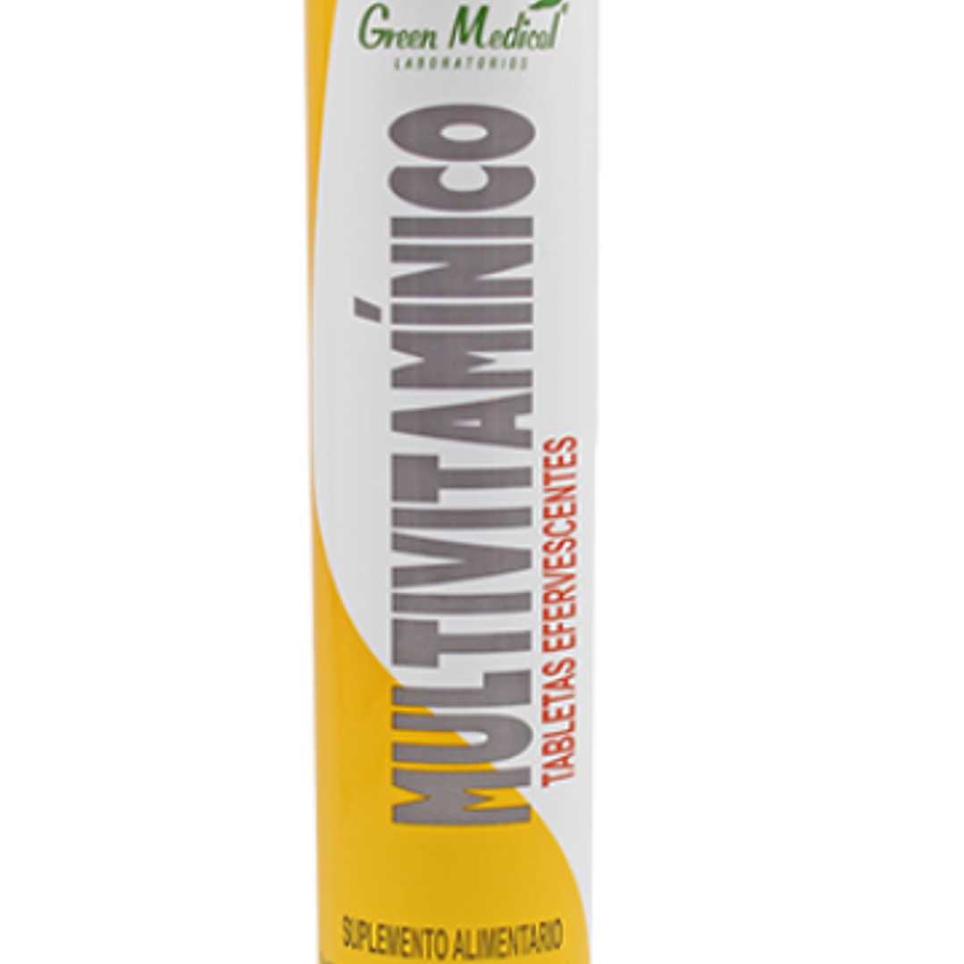 Multivitamínico 20 Tabletas efervescentes. Green Medical  1