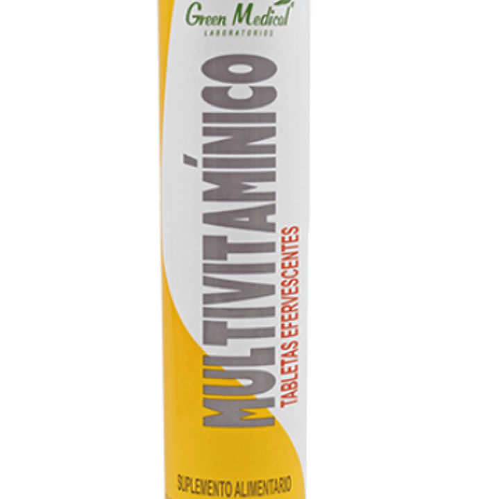 Multivitamínico 20 Tabletas efervescentes. Green Medical  1