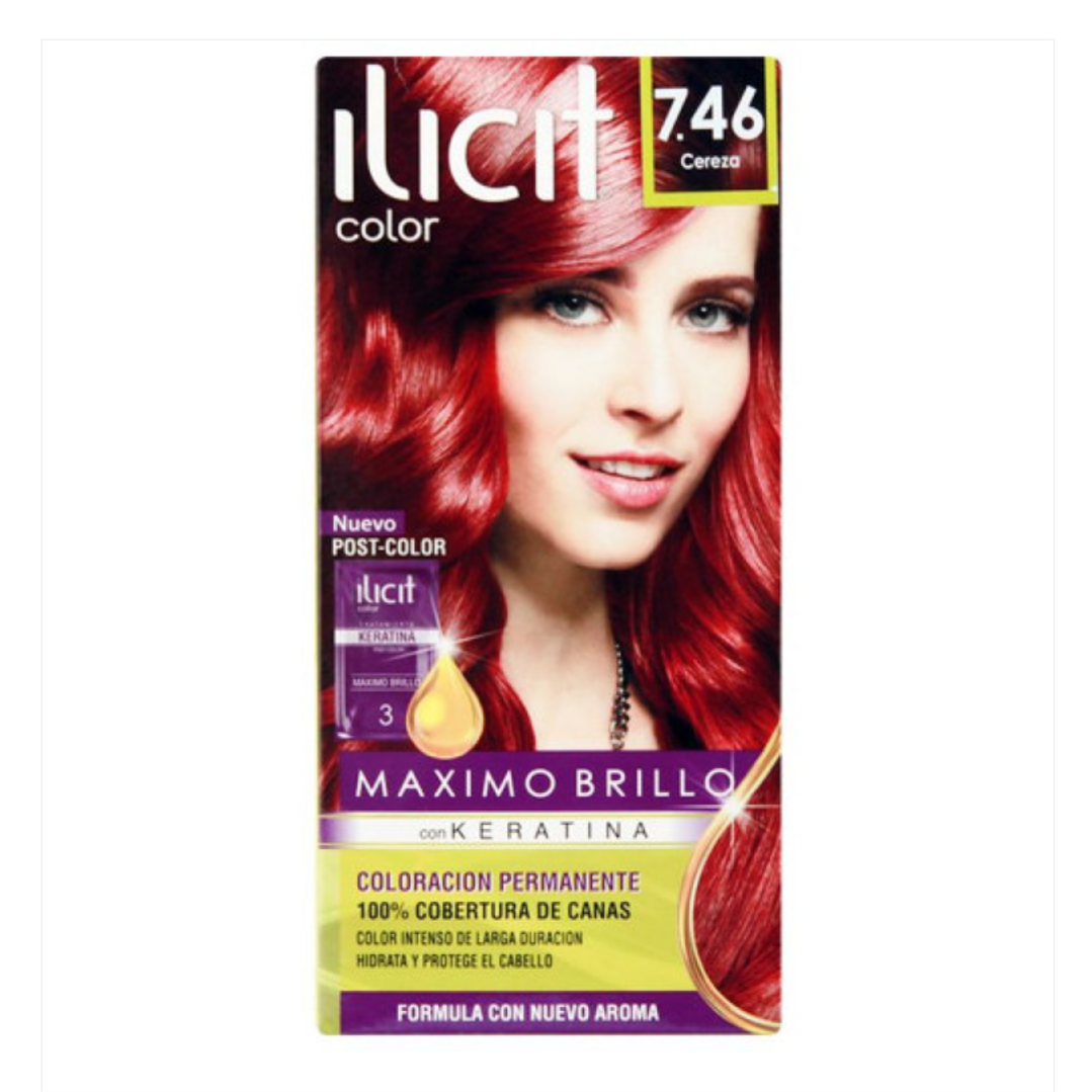 Tintura para el cabello Cereza 7.46. Ilicit 1