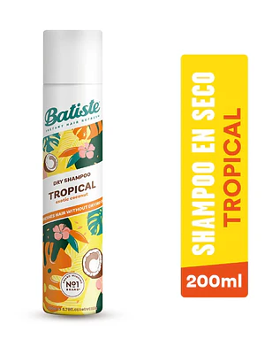 Batiste Dry shampoo Tropical 200 ml.