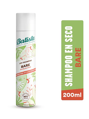 Batiste Dry shampoo Bare barely scented 200 ml.