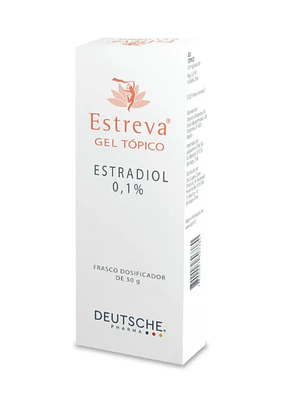 Estreva Estradiol 0,1 % Gel tópico 50 g.