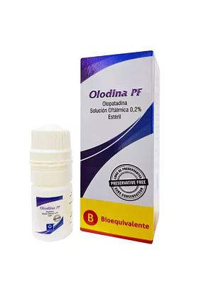 Olodina PF Olopatadina 0,2 % Solución oftálmica 5 ml.
