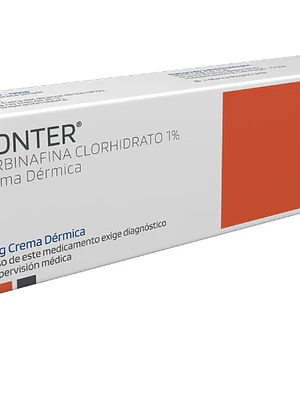 Donter Terbinafina 1 % Crema dérmica 15 g.