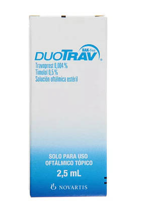 DuoTrav Bak-F Solución oftálmica 2,5 ml.
