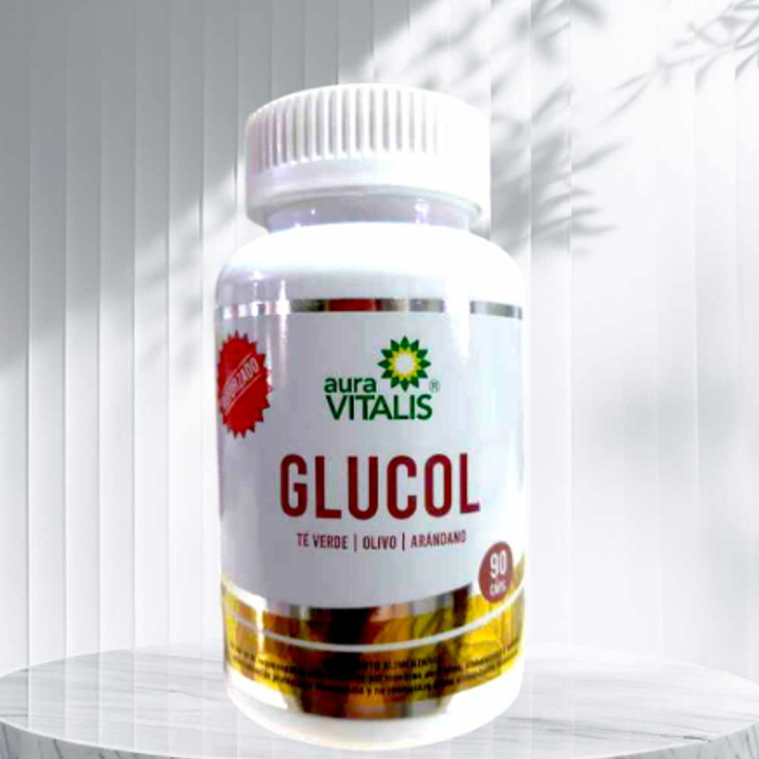 Glucol 273 mg 90 Cápsulas. Aura Vitalis 1