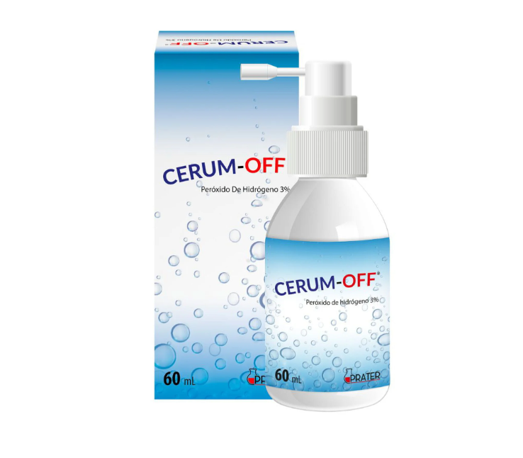 Cerum-Off Peróxido de hidrógeno 3 % Solución ótica 60 ml.