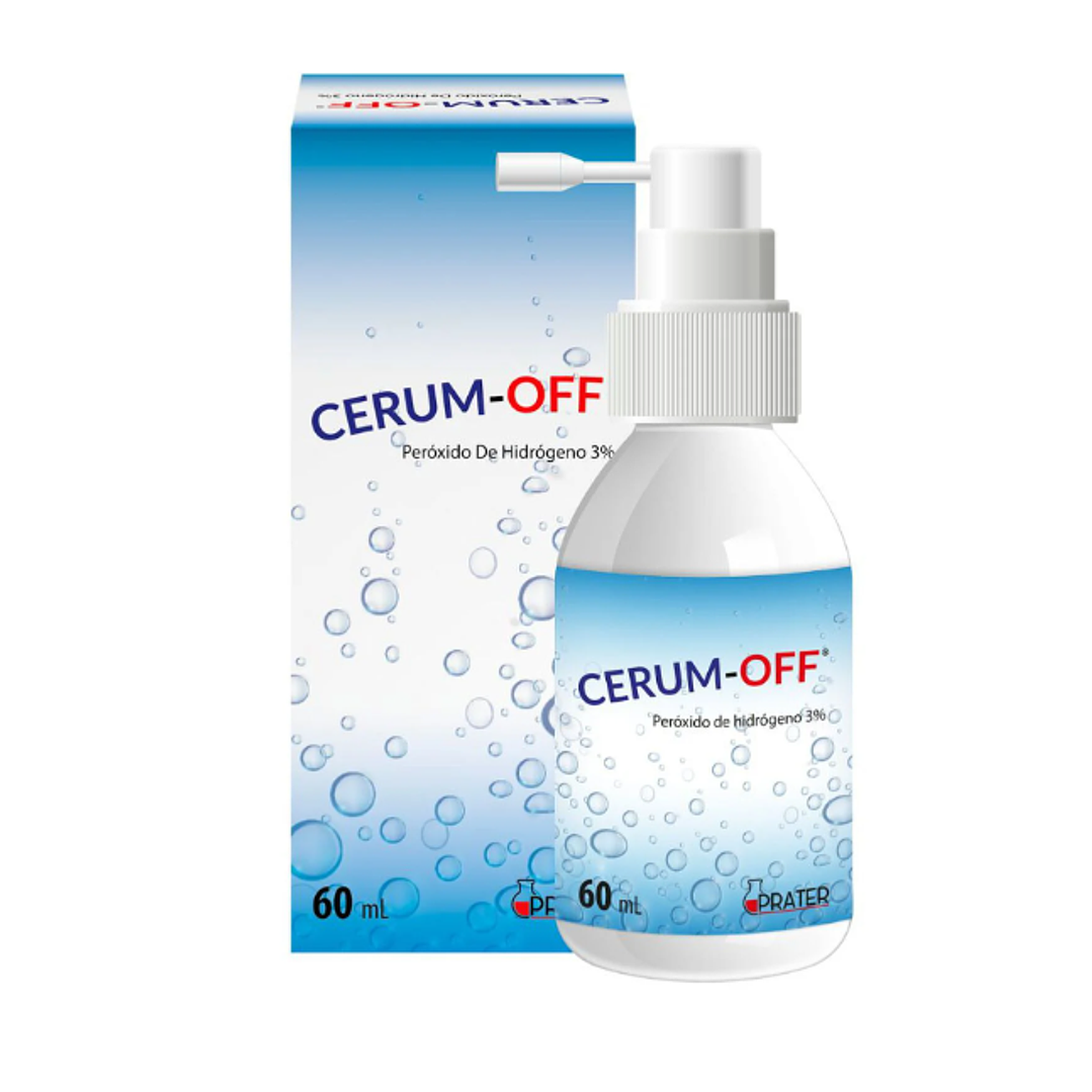 Cerum-Off Peróxido de hidrógeno 3 % Solución ótica 60 ml. 1