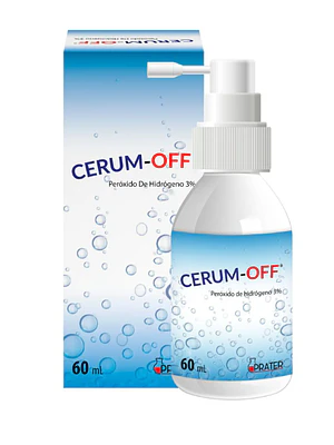 Cerum-Off Peróxido de hidrógeno 3 % Solución ótica 60 ml.