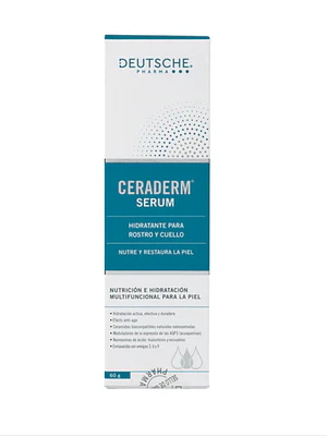 Ceraderm Serum Hidratante para rostro y cuello 60 g. Deutsche