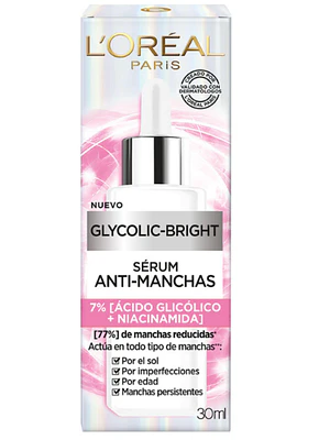 Glycolic-Bright Sérum anti-manchas 30 ml. L'oréal 