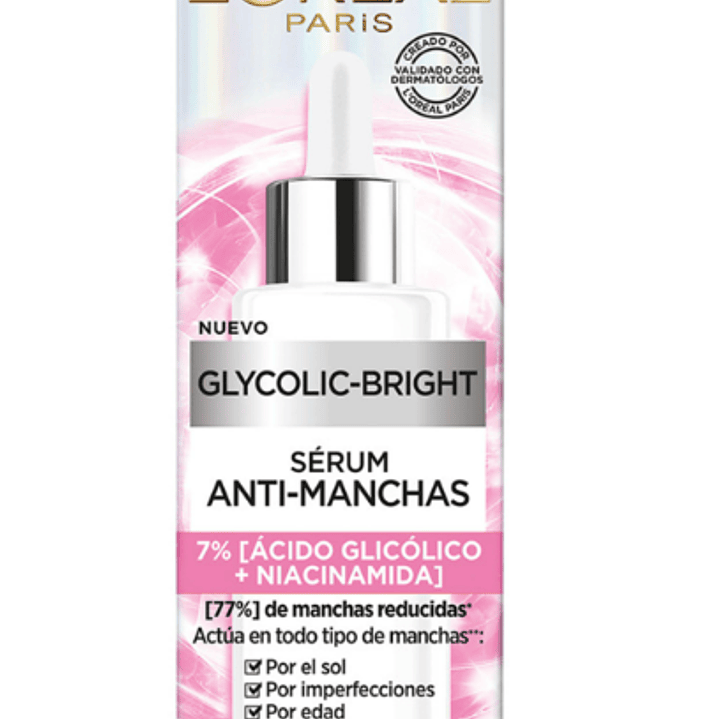 Glycolic-Bright Sérum anti-manchas 30 ml. L'oréal  1