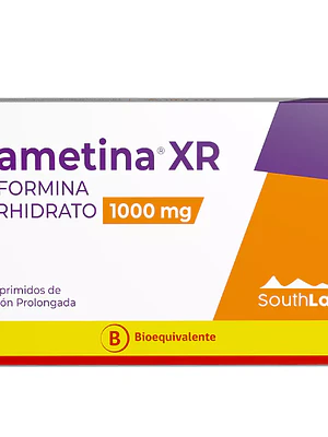 Diametina XR (B) Metformina 1000 mg 30 Comprimidos.