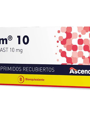 Lukem (B) Montelukast 10 mg 30 Comprimidos recubiertos.