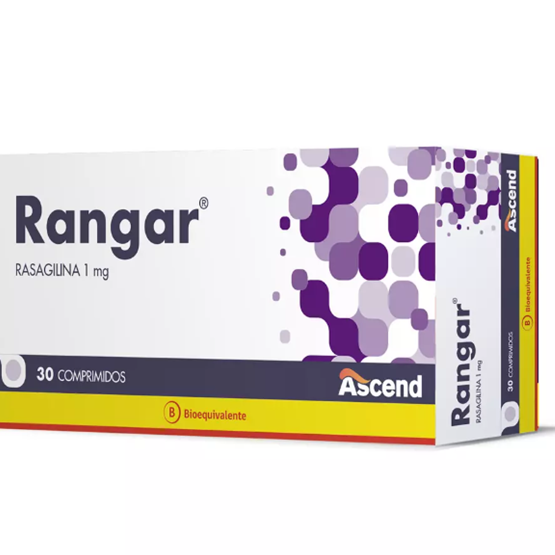 Rangar (B)  Rasagilina 1 mg 30 Comprimidos. 1