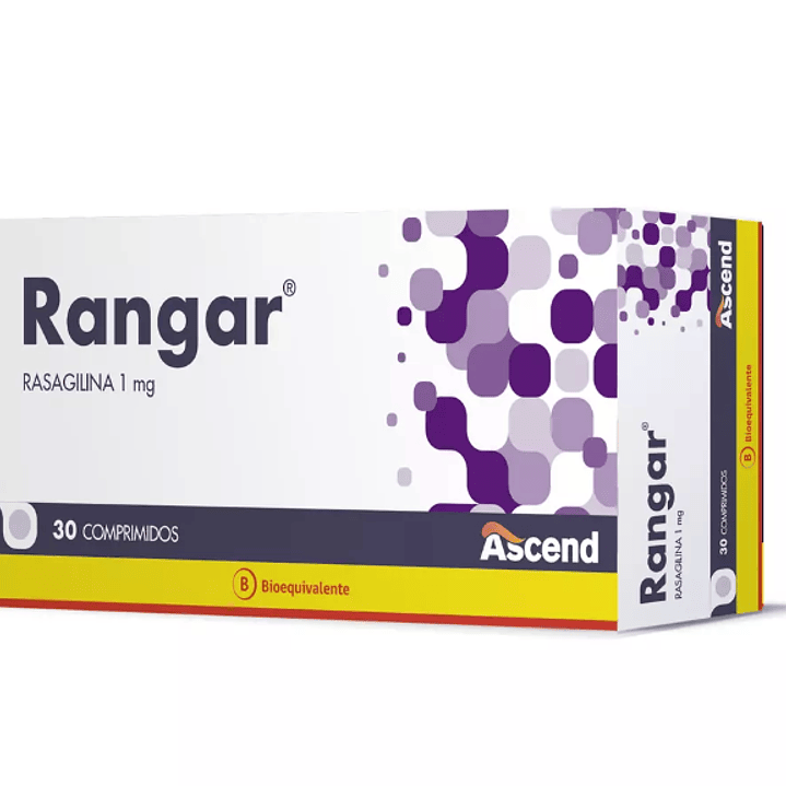 Rangar (B)  Rasagilina 1 mg 30 Comprimidos. 1