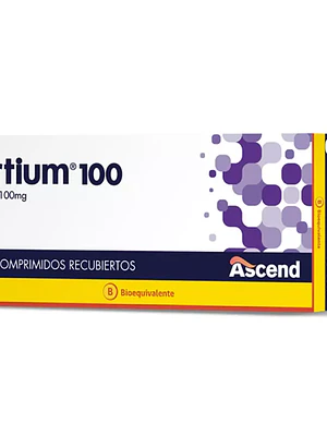 Nortium (B) Quetiapina 100 mg 30 Comprimidos recubiertos.
