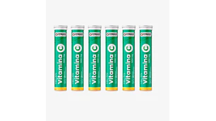 Vitamina C 1000 mg sabor piña 20 Tabletas efervescente. German energy